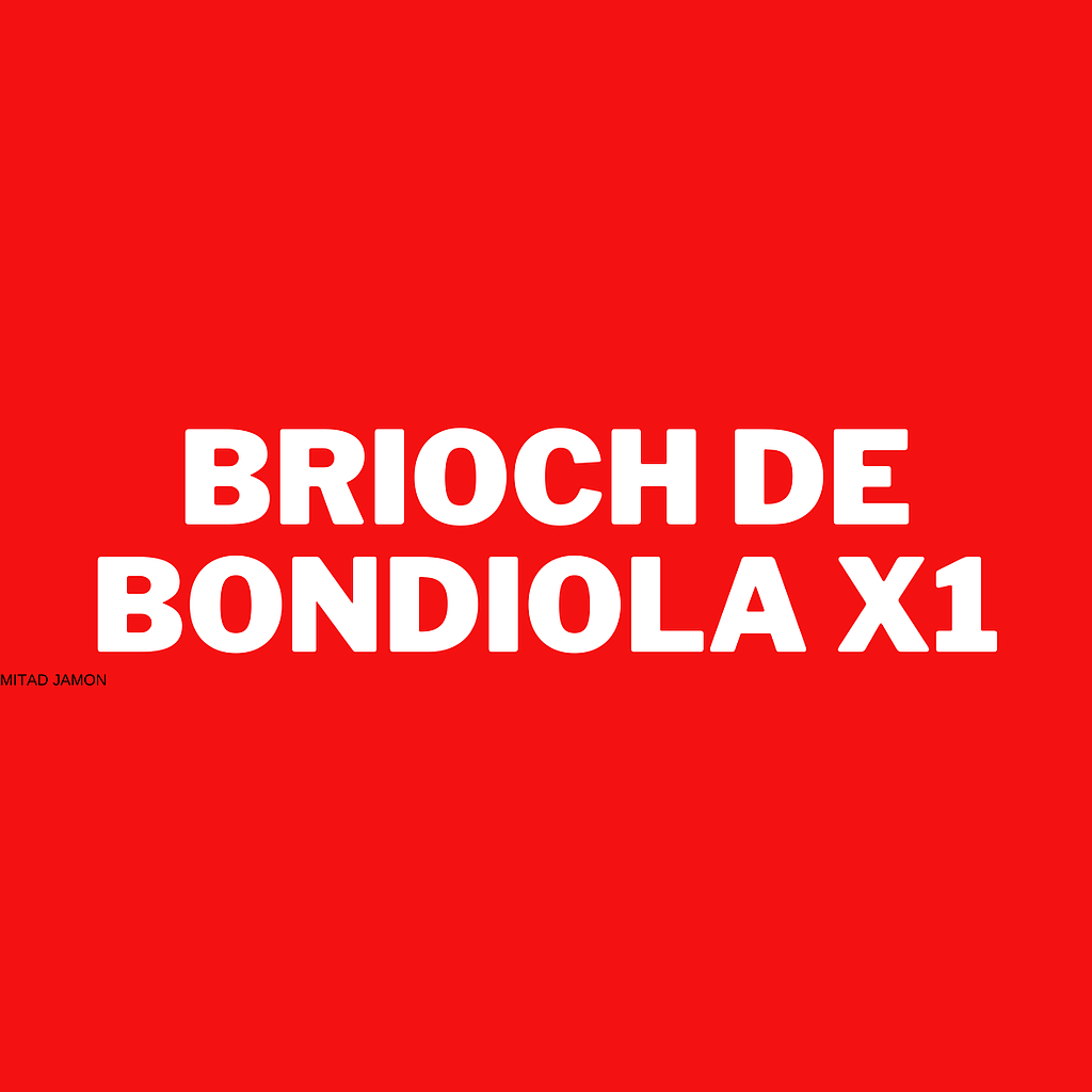 Brioch Bondiola x1